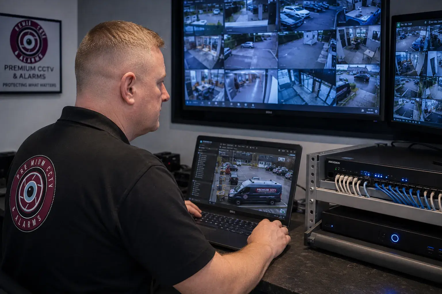 Security system maintenance South Wales