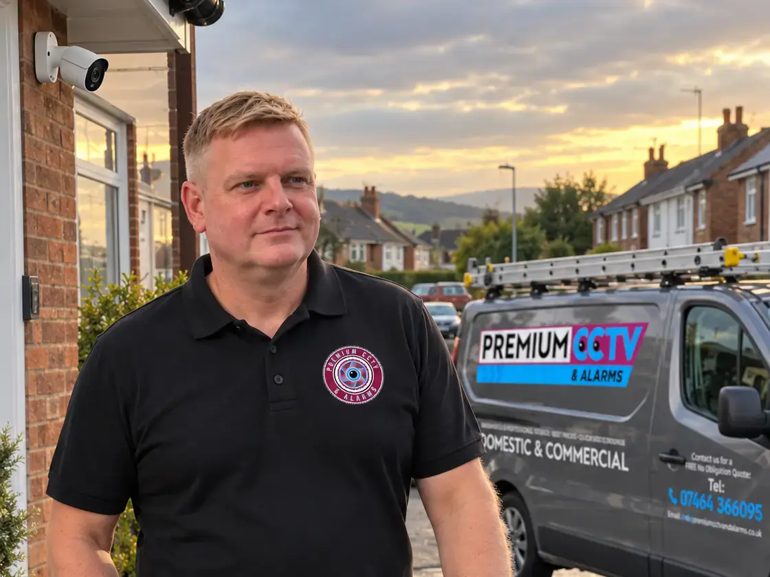 Ben Norris arriving for a CCTV survey in South Wales