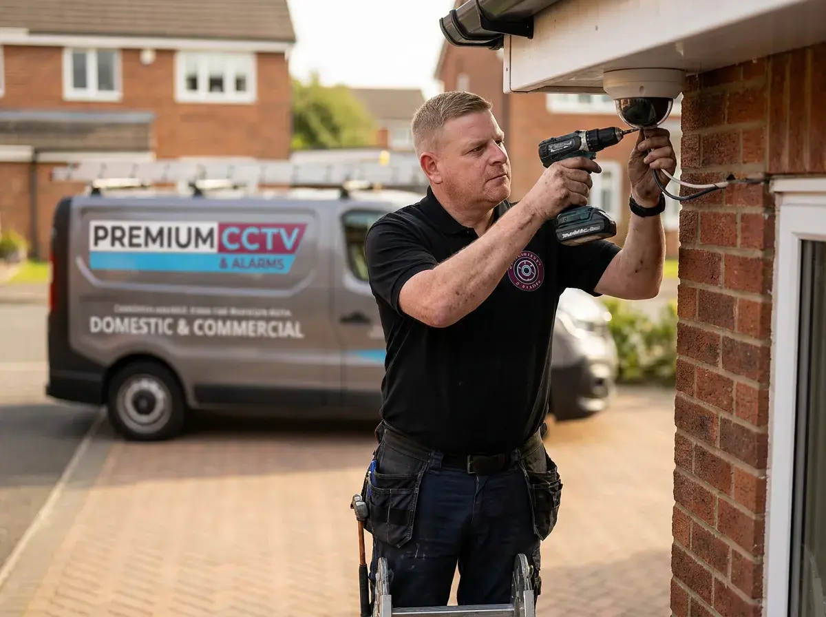 CCTV installation on Barry home